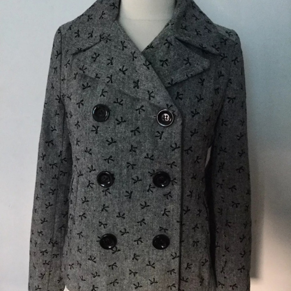 Francesca's Needle & Thread B&W Jacket Sm - Picture 2 of 7
